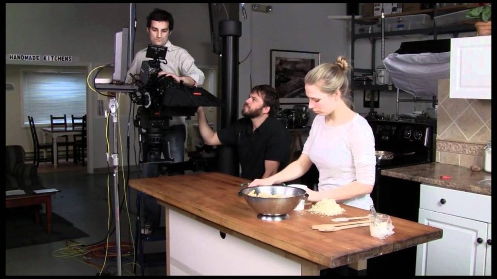 How Set Filming in Kitchen for Cooking