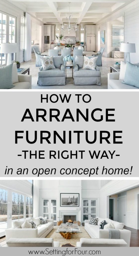 How to Arrange Living Room Furniture in Open Concept