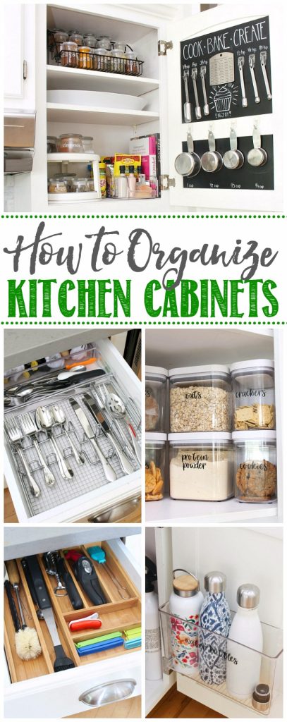 How to Arrange Things in Kitchen Cabinet
