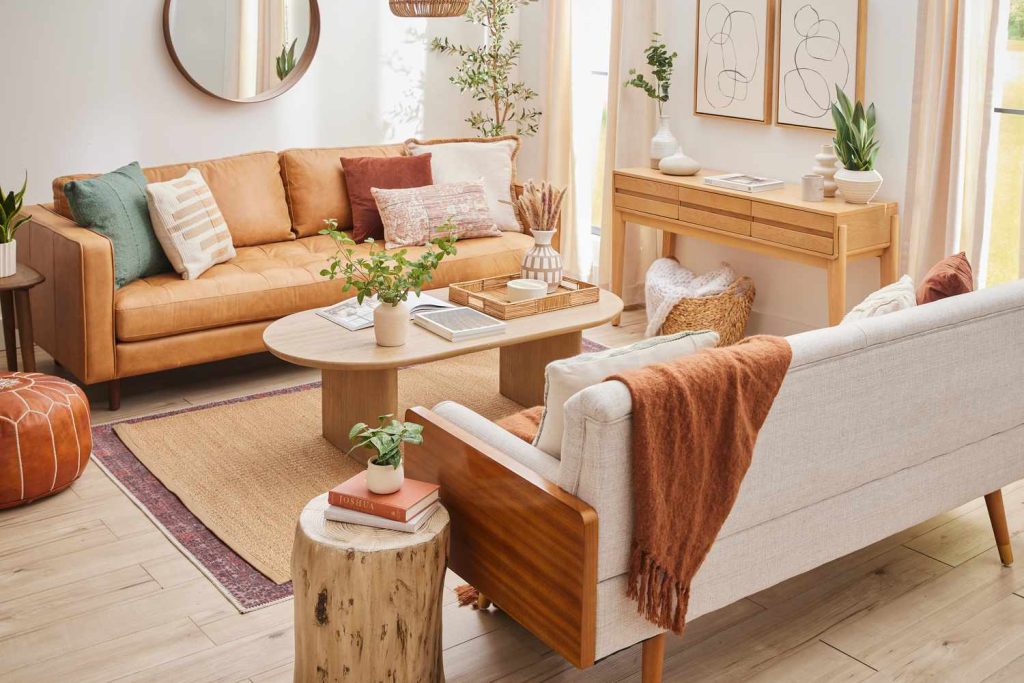 How to Arrange Two Sofas in Living Room