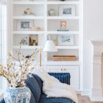 How to Decorate Built in Shelves in Living Room