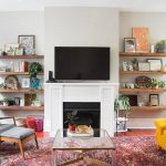 How to Decorate Floating Shelves in Living Room
