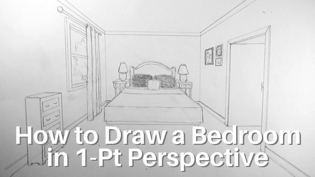 How to Draw a Bedroom in Perspective