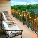 How to Hang Lights on Balcony