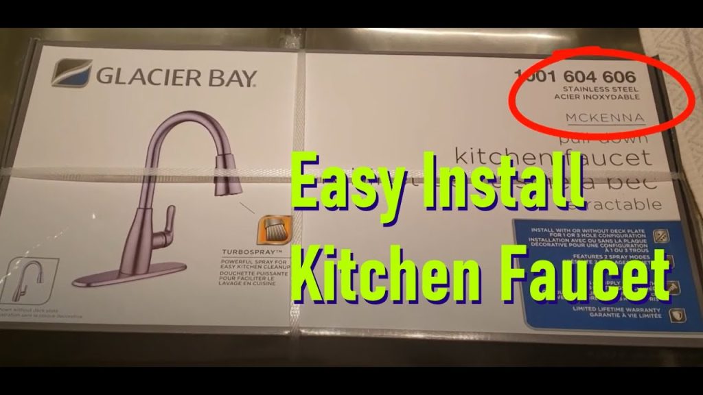 How to Install Glacier Bay Kitchen Faucet