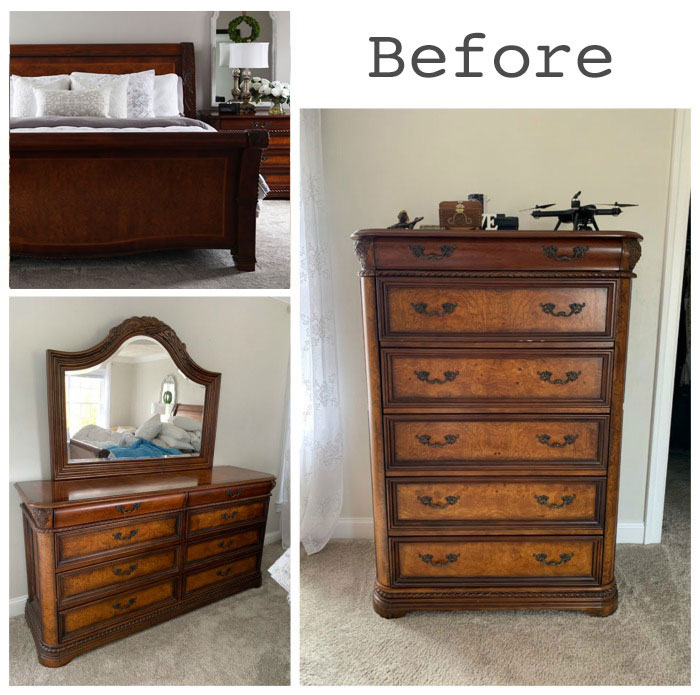 How to Paint a Bedroom Set