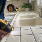 How to Re Grout Kitchen Sink Tiles