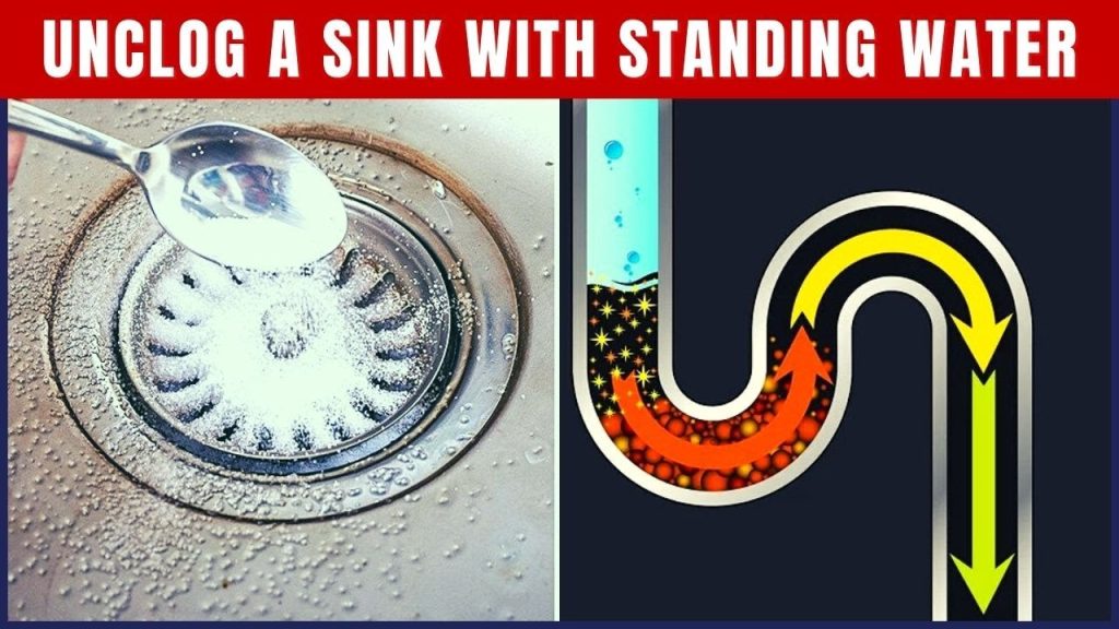 How to Unclog a Kitchen Sink With Standing Water