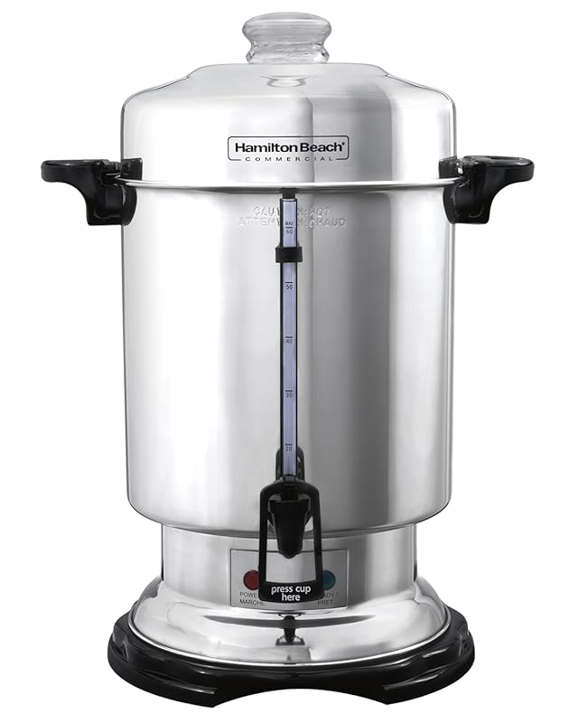 Hamilton Beach Commercial D50065 60 Cup Polished Stainless Steel Coffe