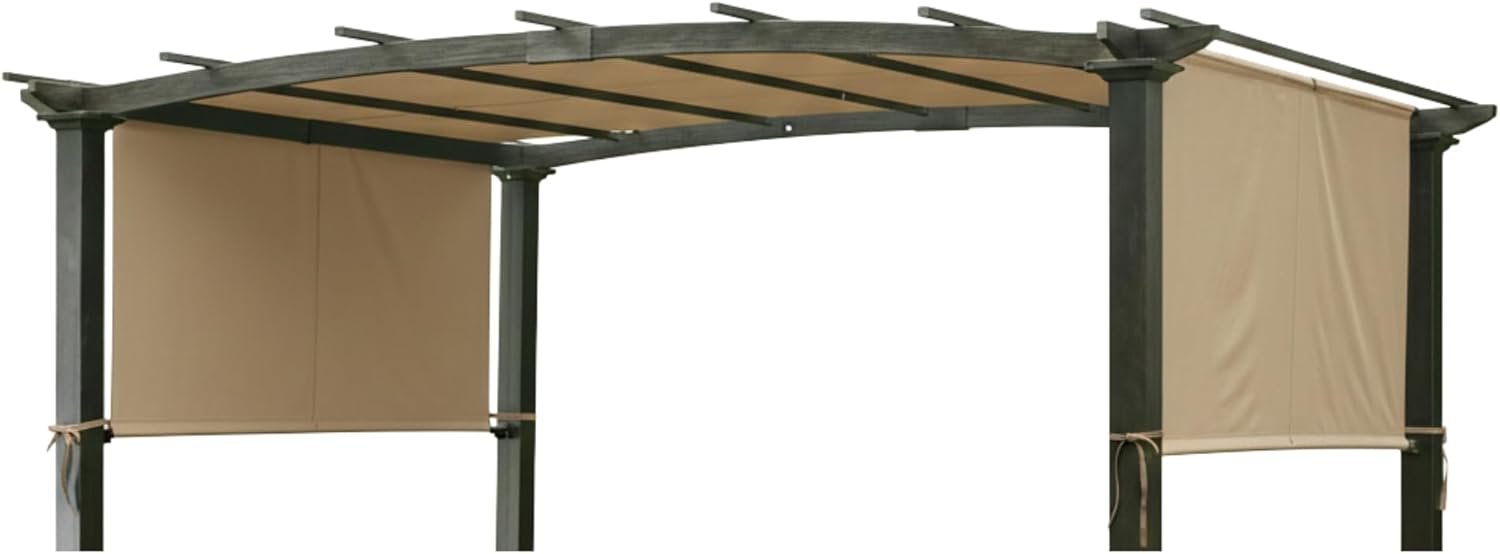 Garden Winds Universal Replacement Pergola Canopy, Durable 350 Polyest