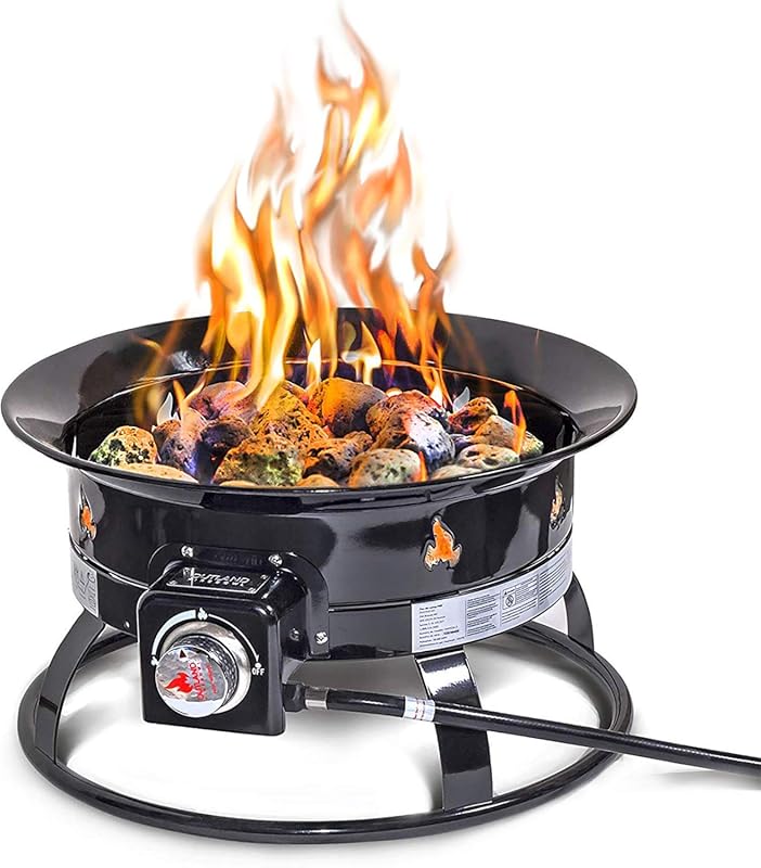 Outland Living 893 Deluxe 19" Portable Propane Fire Pit, 58,000 BTU, S