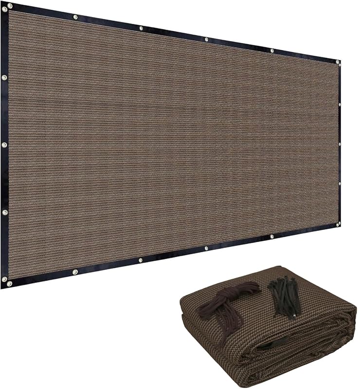 FAIR WIND 90% Sun Shade Cloth 8x10 with Improved Grommets for Patio, G