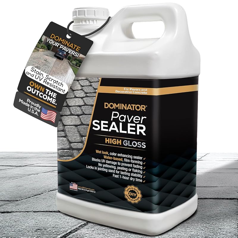 DOMINATOR 2.5 Gallon High Gloss Wet Look Paver Sealer